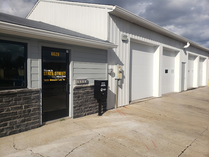Building front entrance State Street Auto Service in Ann Arbor MI